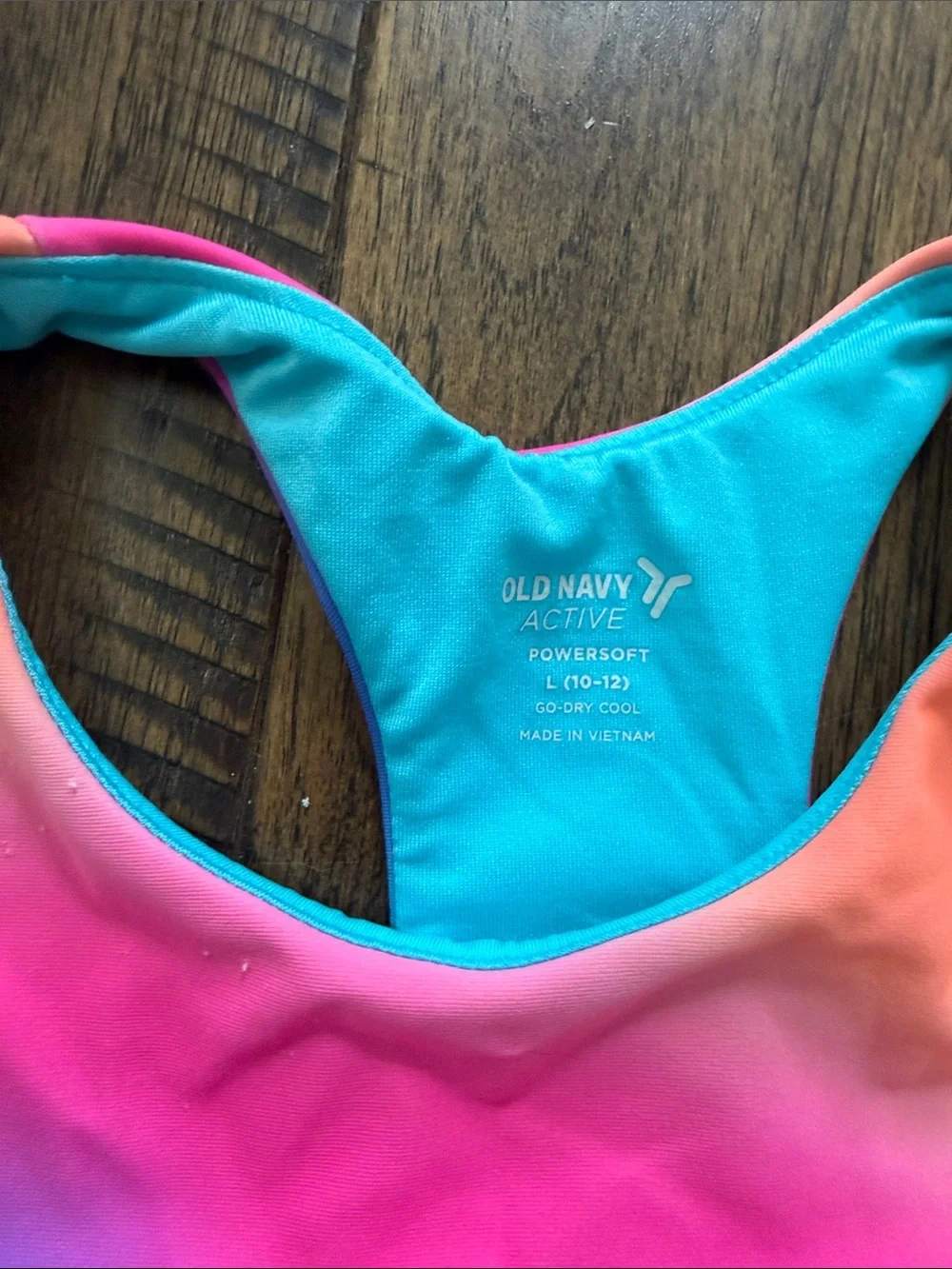 Old Navy Active Powersoft ombré outfit